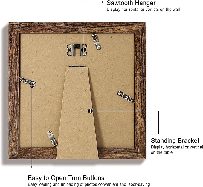 8x8 Picture Frame Set of 4 - Image 5