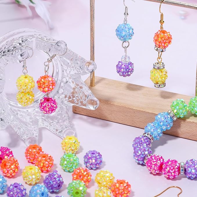 novani 240pcs 10mm Round Rhinestone Beads - Image 6