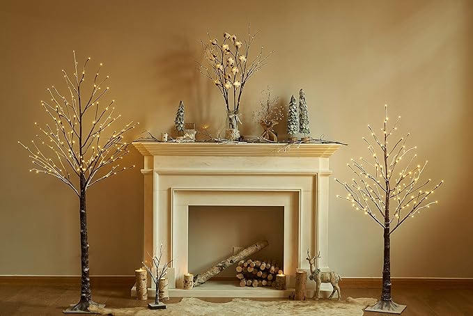 Hairui Lighted Brown Branches Battery Operated - Image 4