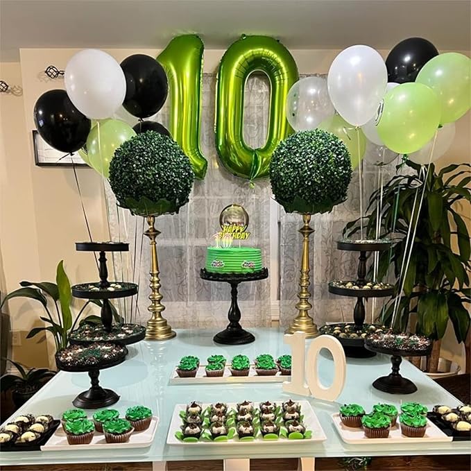 40 Inch Green Number 1 Balloon for 1st Birthday Decoration, Large Self Inflate - Image 8
