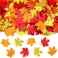 MARFOREVER Fall Maple Leaf Confetti, Thanksgiving Metallic Foil Confetti Autumn by MARFOREVER