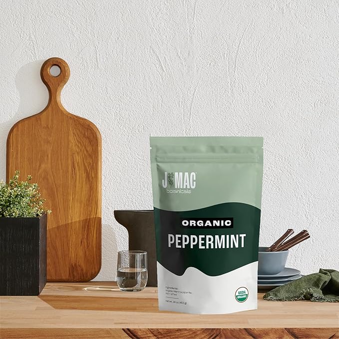 J Mac Botanicals Organic Peppermint Leaf Tea - Image 7