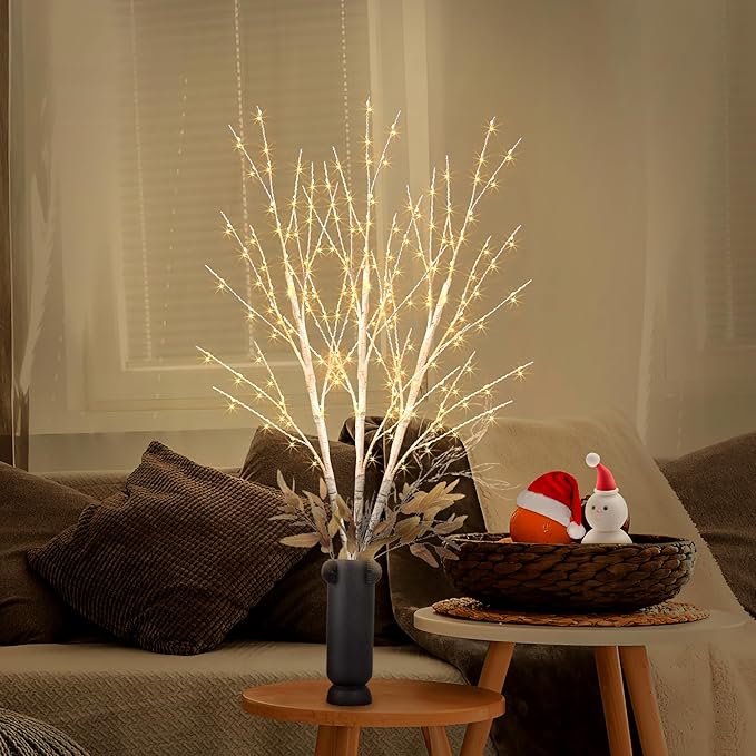 Lighted White Birch Branches - Image 2