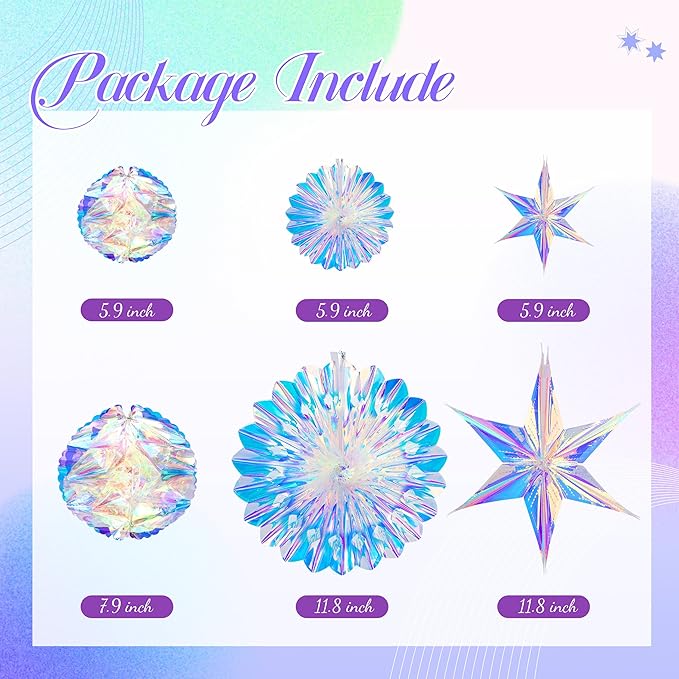 BTSD-home Iridescent Party Decorations - Image 3