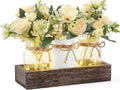 Mkono Mason Jar Lights Centerpiece Table Decor by Mkono