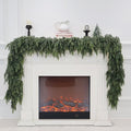 15FT Christmas Cedar Garland Artificial Real Touch Thickness Realistic Greenery by Senjie
