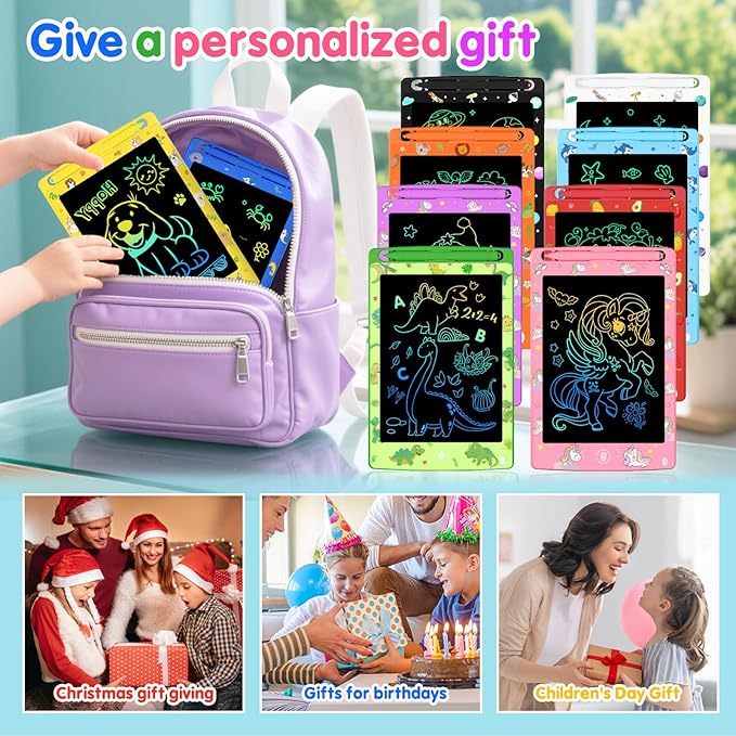 Party Favor 10 Pack LCD Writing Tablet - Image 2