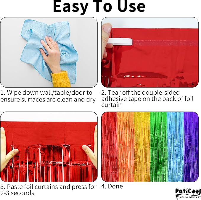 Rainbow Streamers Party Decorations - Image 8