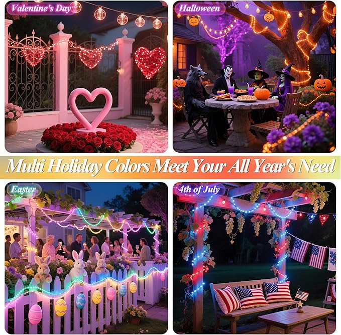 300 LED Fairy Lights Color Changing, 98 FT 35 Colors String Lights - Image 3