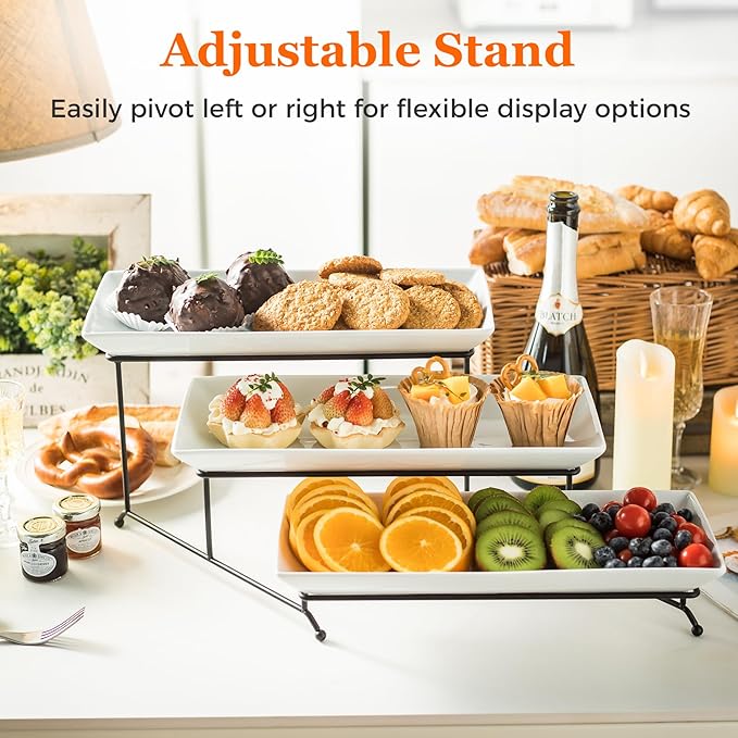 YHOSSEUN 3 Tier Serving Stand Tiered Tray Stand - Image 5
