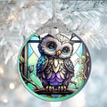 Stained Glass Effections, Christmas Tree 4 Inch Acrylic Ornament Art, Christmas by Sensemory