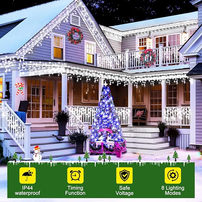 KNONEW 99ft 960 LED Christmas Lights Outdoor Decorations - Image 5