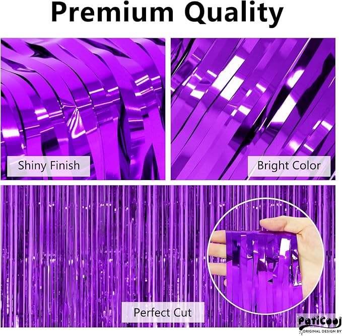 Halloween Decorations Purple Streamers - Image 3