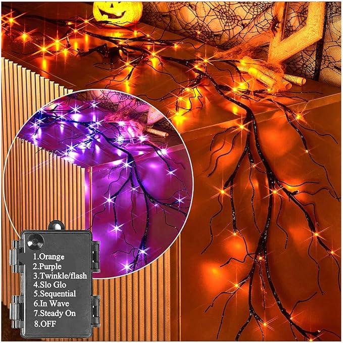Hairui Lighted Halloween Garland by Hairui