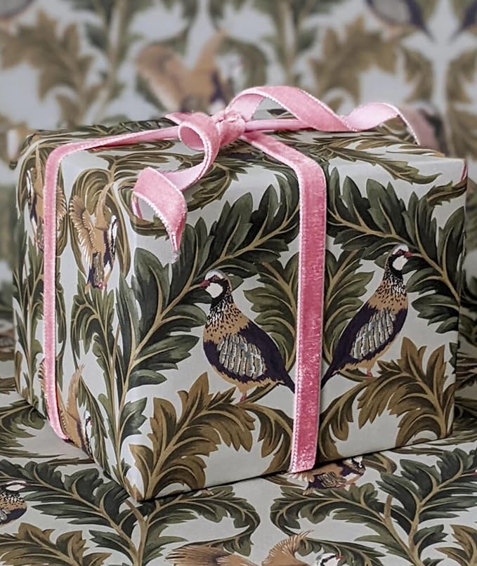 Pink Christmas Velvet Ribbon for Tree, Gift Wrapping, Flower Bouquet, Wreath - Image 6