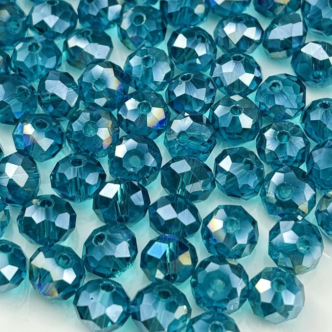 500pcs 3mm Crystal Glass Beads for Crafts Faceted Rondelle Glass Beads for by Unknown