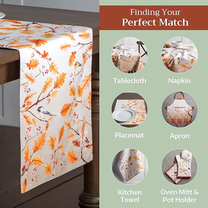 Maison d' Hermine Table Runner 100% Cotton Double Layer Table Runners 72 inches - Image 5