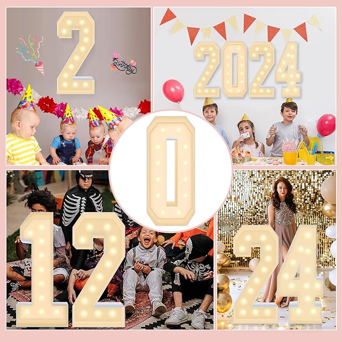 4FT Plastic Marquee Numbers 0 - Image 4