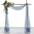 VDS Pack of 4 Panel Wedding Arch Draping Fabric Sheer Chiffon Fabric Drapery by VDS