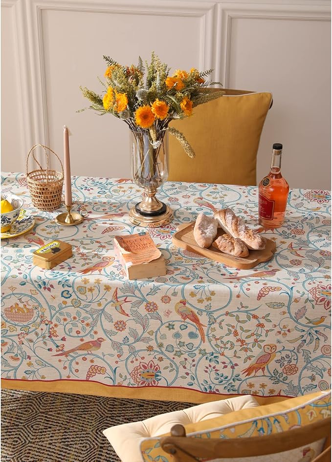 patdrea Designer Vintage French Tablecloth - Image 7