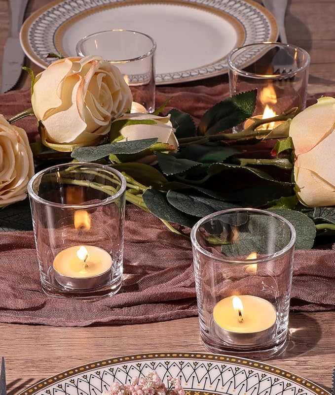 LETINE 72-Pack Votive Candle Holders Designed - Image 6