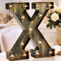 OYCBUZO Golden Black Led Marquee Letter by OYCBUZO