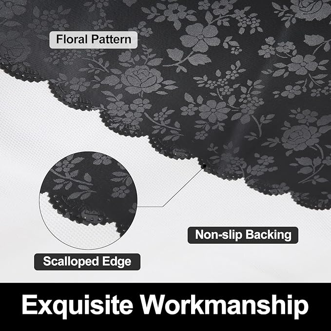 Smiry Rectangle Table Cloth, Waterproof Heavy Duty Vinyl Tablecloths, Wipeable - Image 5