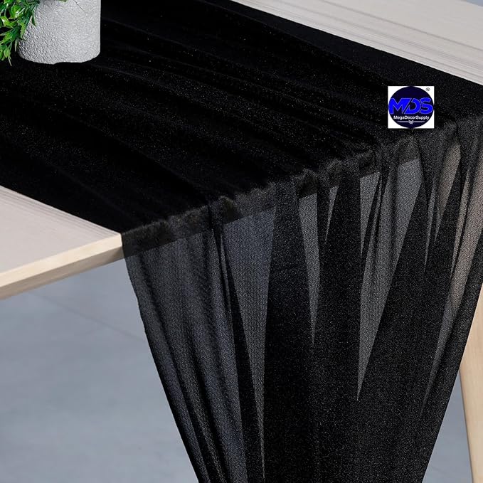 MDS Halloween Chiffon Table Runner - Image 4