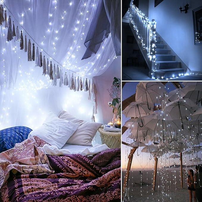 ANJAYLIA LED Fairy String Lights, 16.5Ft/5M 50leds Bright Light Party Home - Image 4