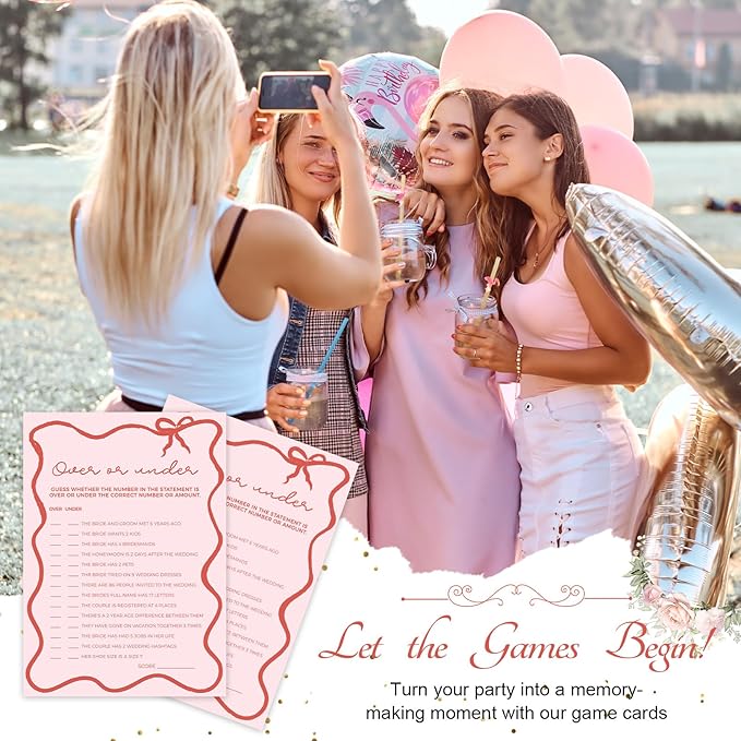 DEEKA 30 PCS Bridal Shower Games Card - Image 5