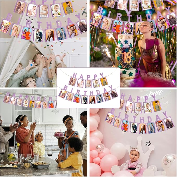 Birthday Photo Banner, Suitable - Image 7