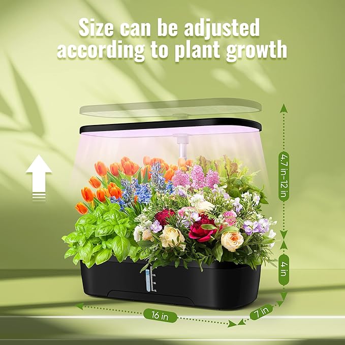 Indoor Garden Hydroponics Growing System 12 Pods, Indoor Herb Garden - Image 2