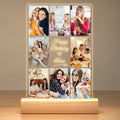 Custom Picture Frames with Photos, Personalized Photo Frame with Night Light by Bulaient