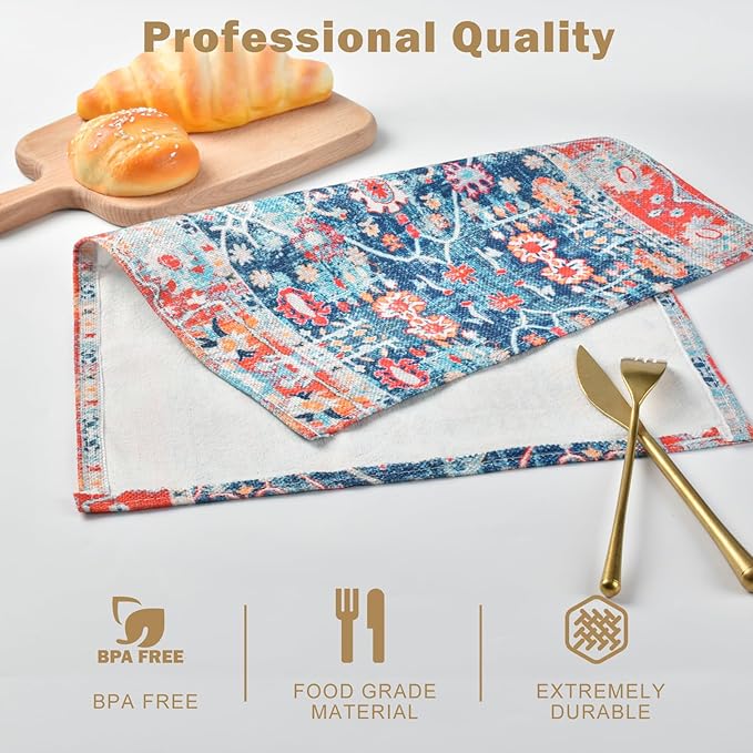 Snycler Table Runner Boho Table Runners Vintage Elegant Farmhouse Table Center - Image 2