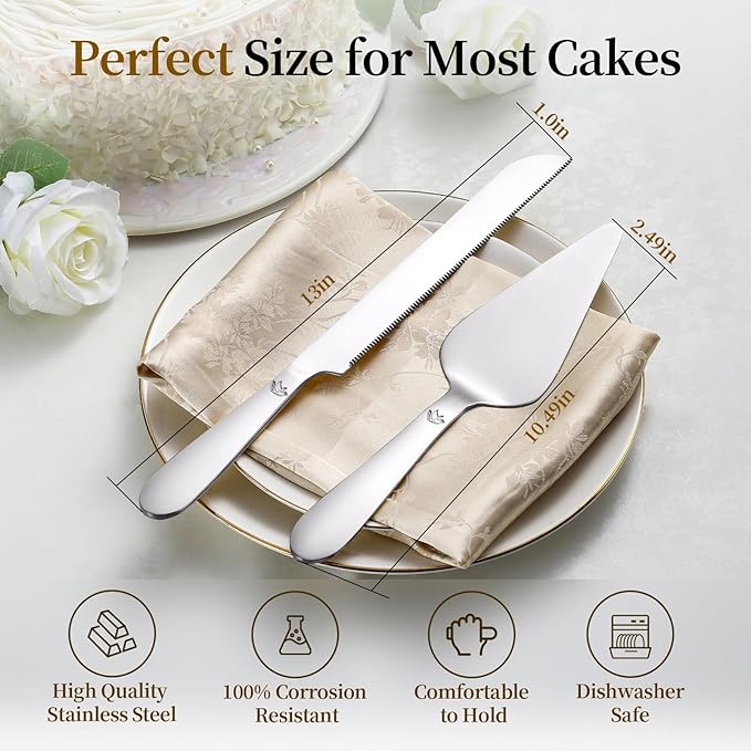 Cake Cutting Set for Wedding - Image 3