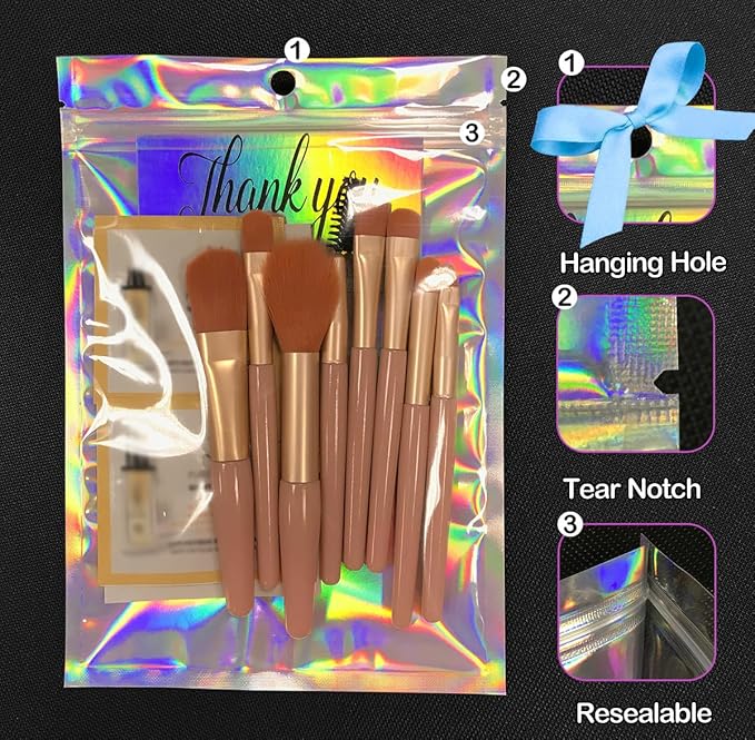 Smell Proof Bags & Resealable Foil Pouch Mylar Sample Bag Great - Image 4