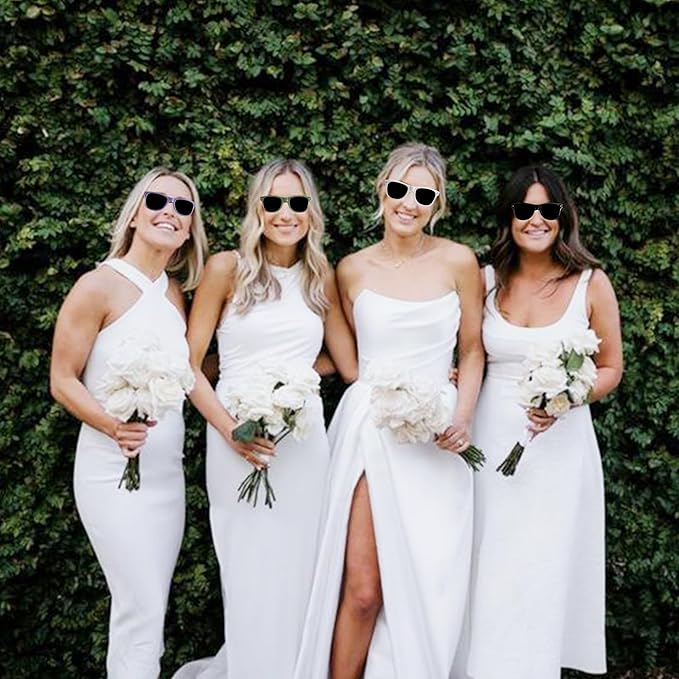 LADY&HOME 10 Pack Bachelorette Sunglasses, Bride Bridesmaid Sunglasses - Image 7