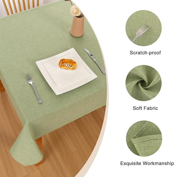 Hiasan Faux Linen Square Tablecloth - Image 4
