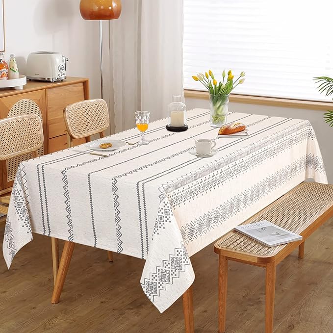 MYSKY HOME Boho Rectangle Tablecloth - Image 6
