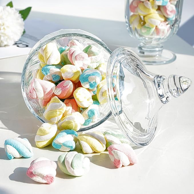26oz Glass Decorative Candy Jars Clear Cookie Jar Storage Jar - Image 7