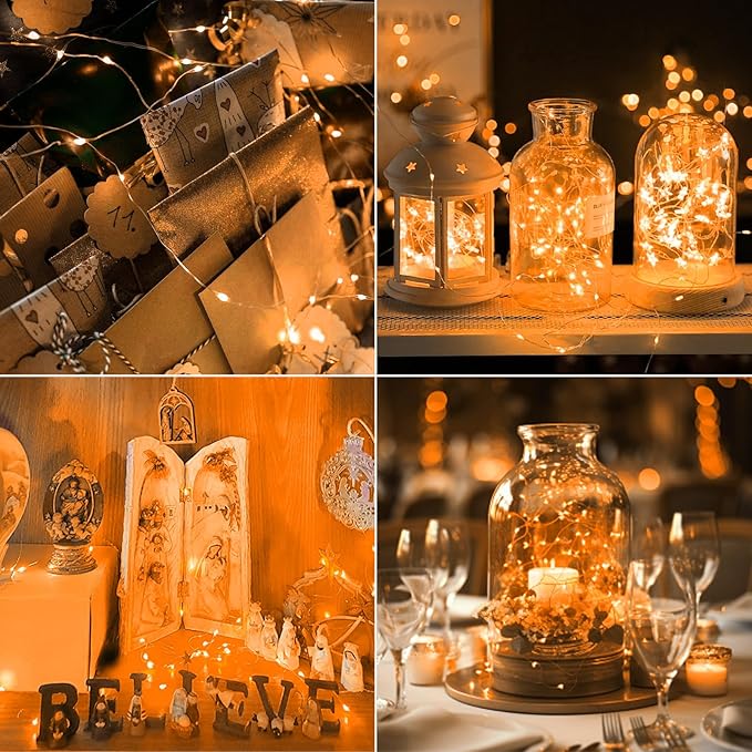 kolpop 30 Pack LED Fairy Lights Battery Operated, 7FT 20 LED Mini Twinkle - Image 4