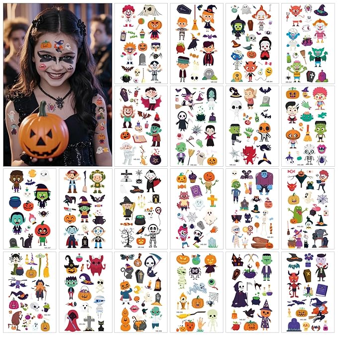 Halloween Temporary Tattoo for Kids - Image 2