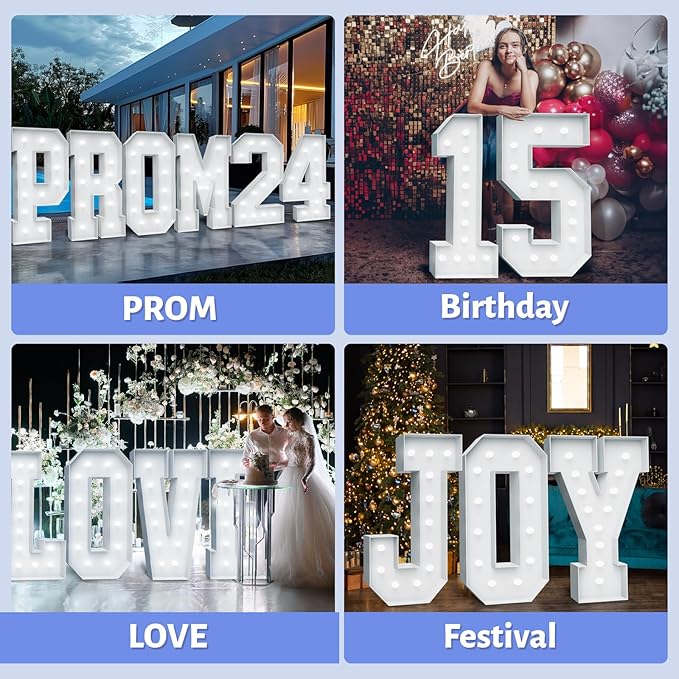 4FT Marquee Light Up Letters - Image 6