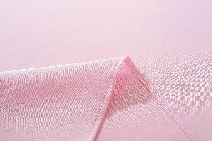 Craft And Party Pink Rectangle Tablecloth, 60 x 84 Inch, Washable Polyester - Image 5
