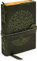 LUXEORIA Tree Of Life Leather Journal by Luxeoria