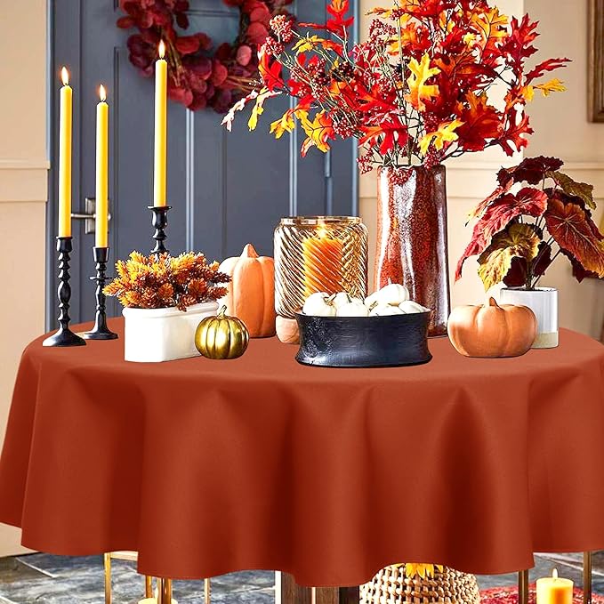 sancua Fall Round Tablecloth - Image 4