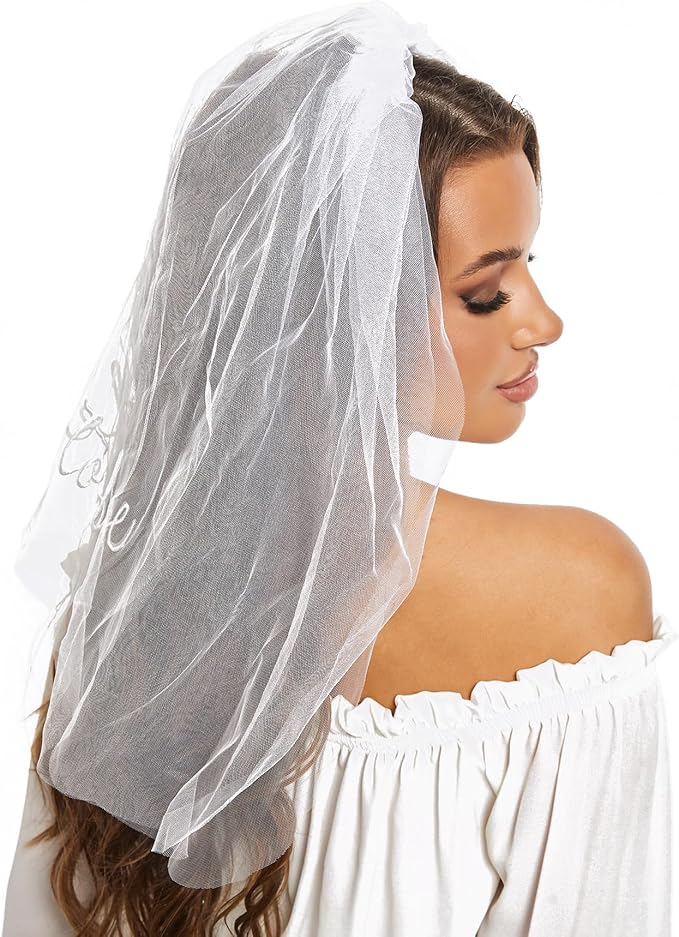 Bride To Be Embroidered Veil - Image 5
