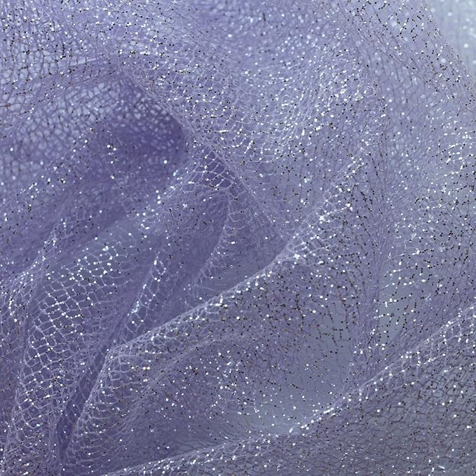 Glitter Tulle Fabric 56 Inch by 5.5 Yards Fabric Tulle Bolt by Unknown