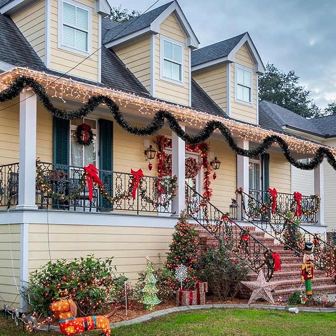 25 Feet Metallic Twist Tinsel Garland - Image 7