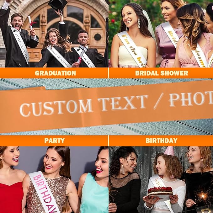 Custom Sash, Personalized Birthday Sash - Image 6